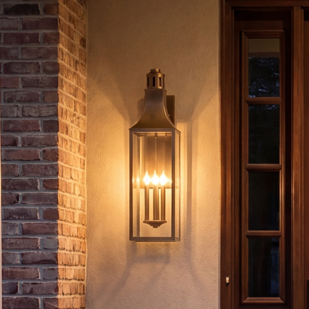 Savoy House Lancaster 3-Light Outdoor Wall Lantern - Atlas Bronze