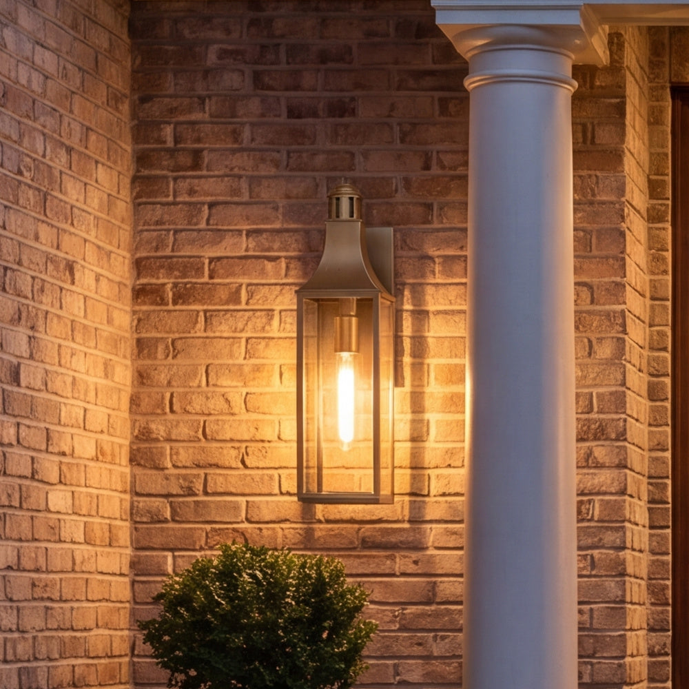 Savoy House Lancaster 1-Light Outdoor Wall Lantern, 5.5"W - Atlas Bronze