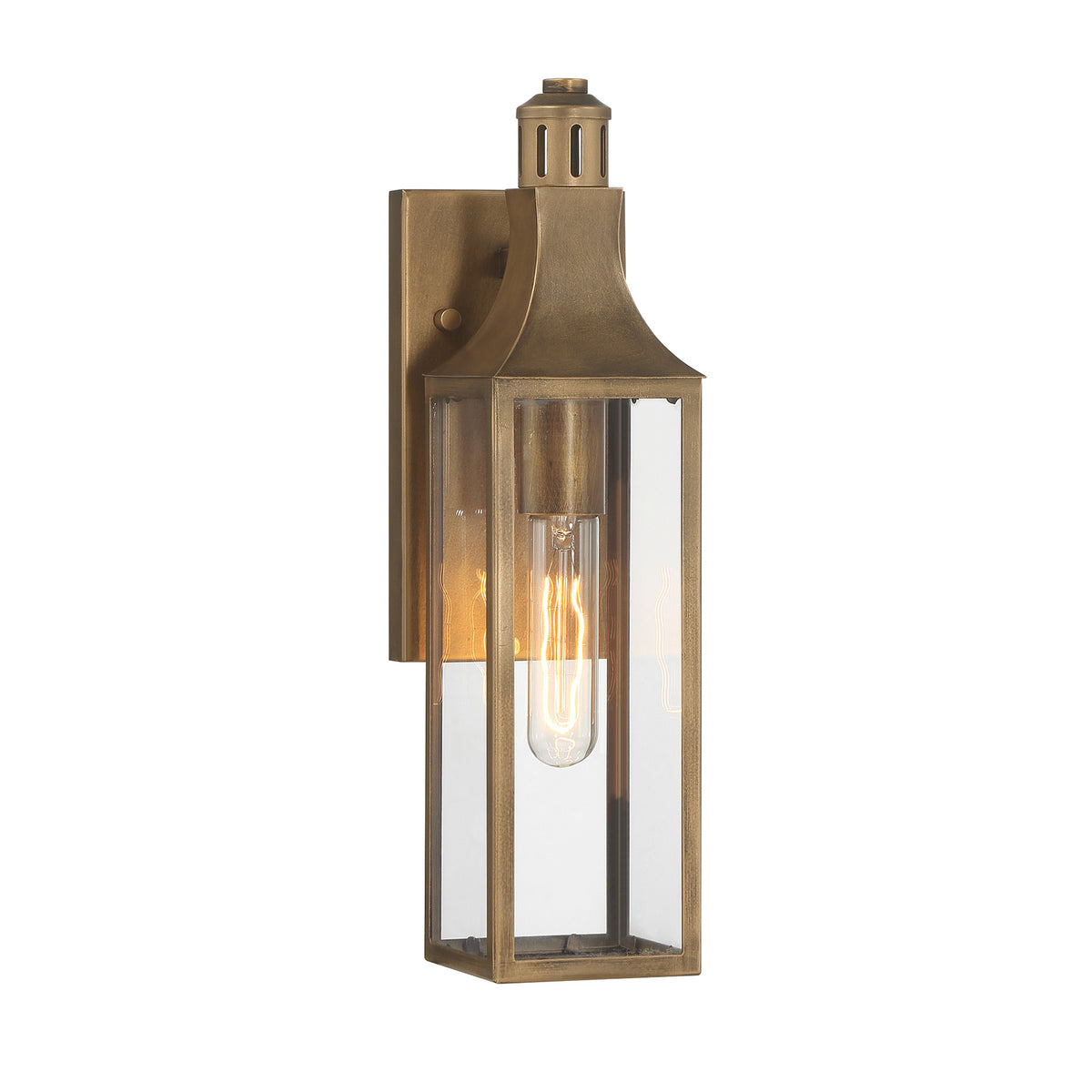 Savoy House Lancaster 1-Light Outdoor Wall Lantern, 4.5"W - Atlas Bronze