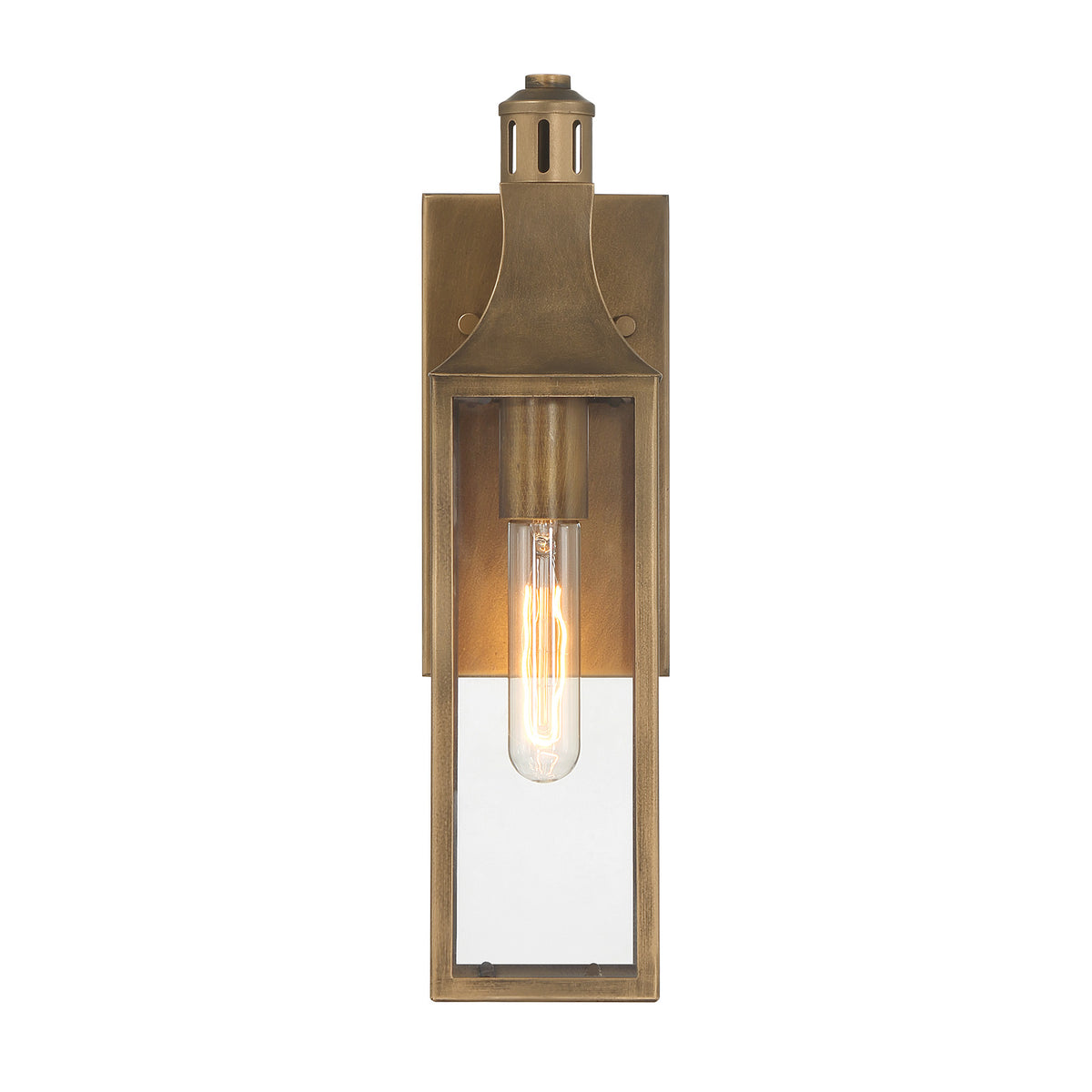Savoy House Lancaster 1-Light Outdoor Wall Lantern, 4.5"W - Atlas Bronze, alternate view