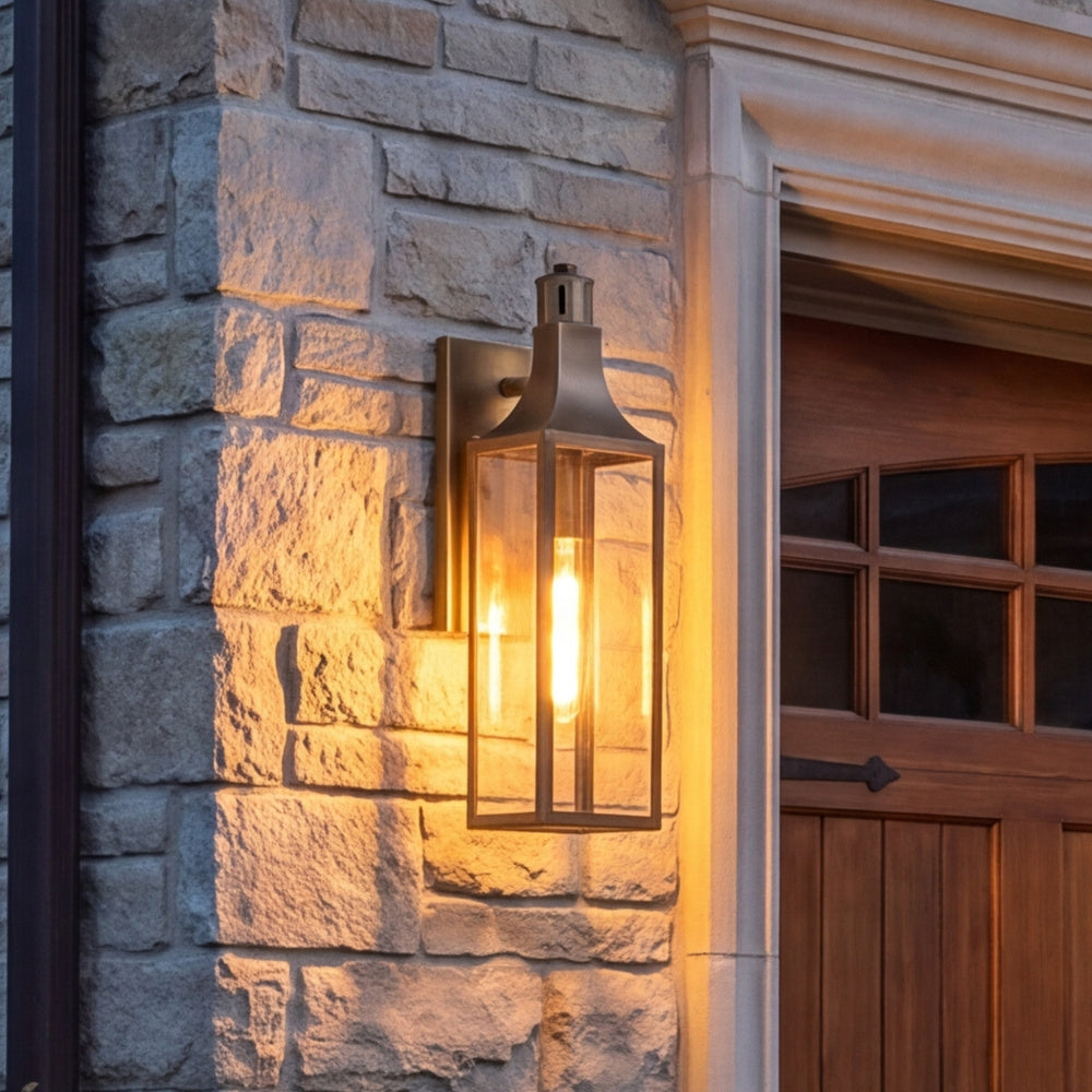Savoy House Lancaster 1-Light Outdoor Wall Lantern, 4.5"W - Atlas Bronze