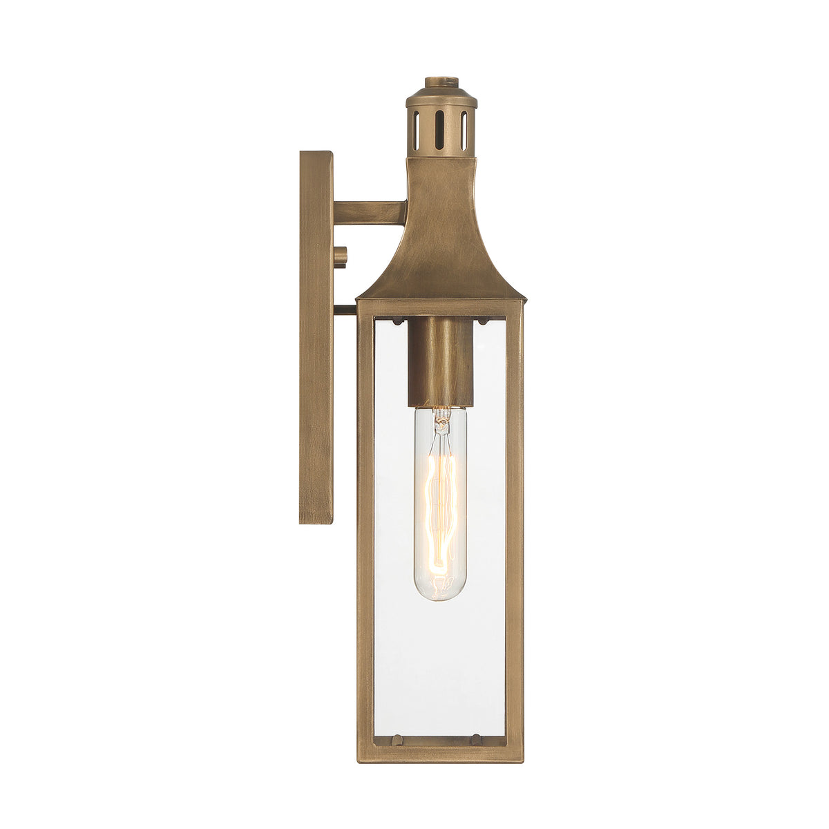 Savoy House Lancaster 1-Light Outdoor Wall Lantern, 4.5"W - Atlas Bronze, alternate view