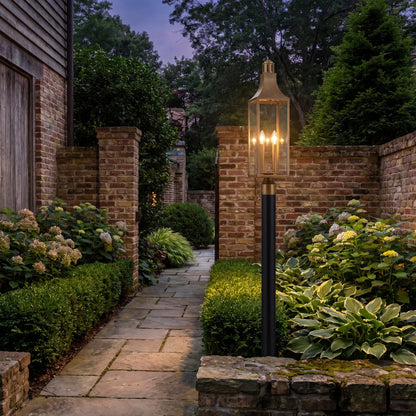 Savoy House Lancaster 2-Light Outdoor Post Lantern - Atlas Bronze
