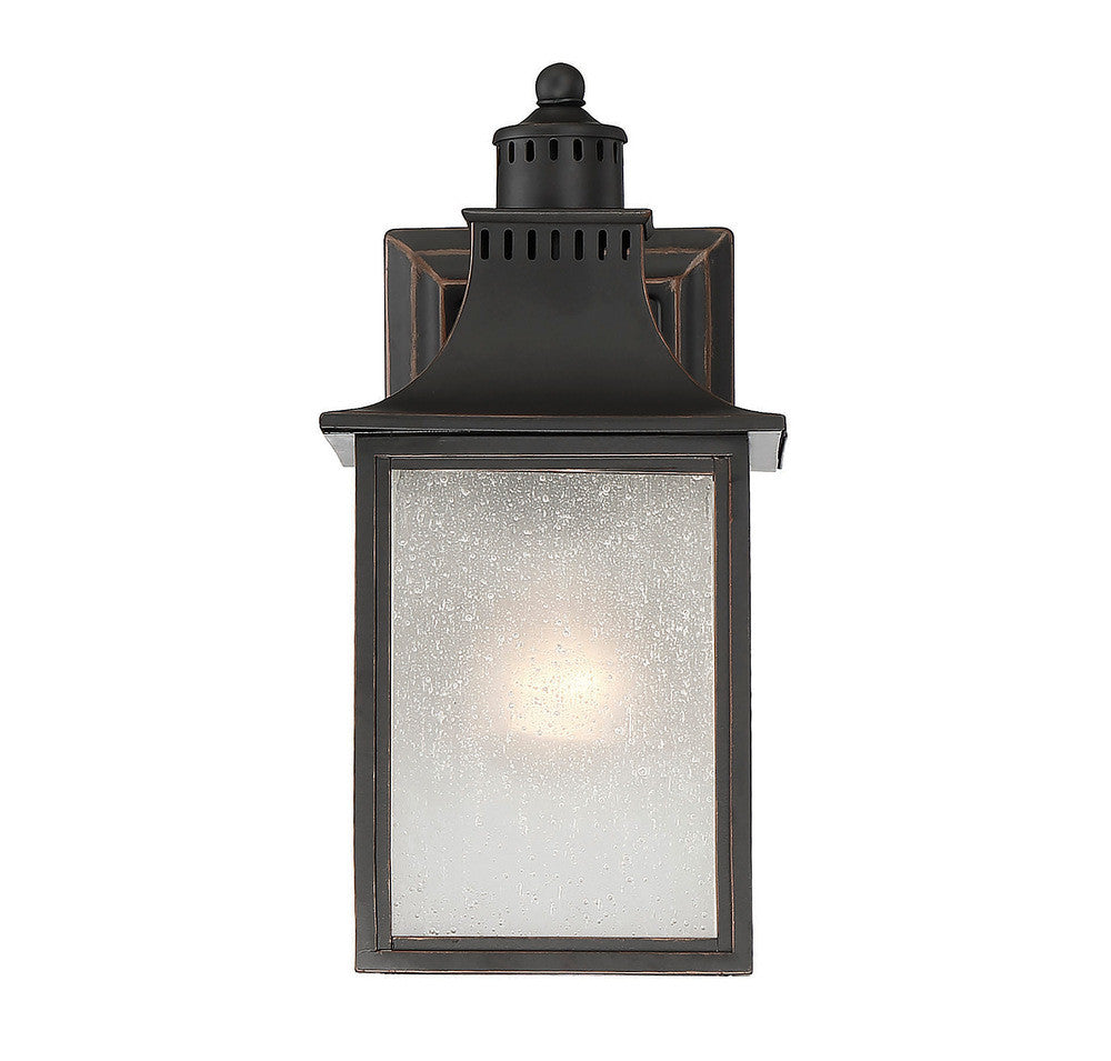Savoy House Monte Grande 12-in Outdoor Wall Mount Lantern English Bronze