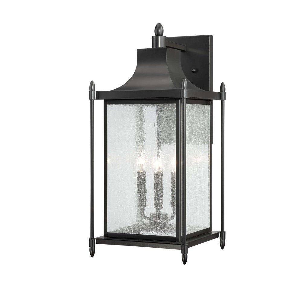 Savoy House Dunnmore 3-Light Outdoor Wall Lantern Black