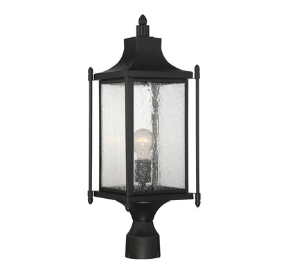 Savoy House Dunnmore Outdoor Post Lantern Black