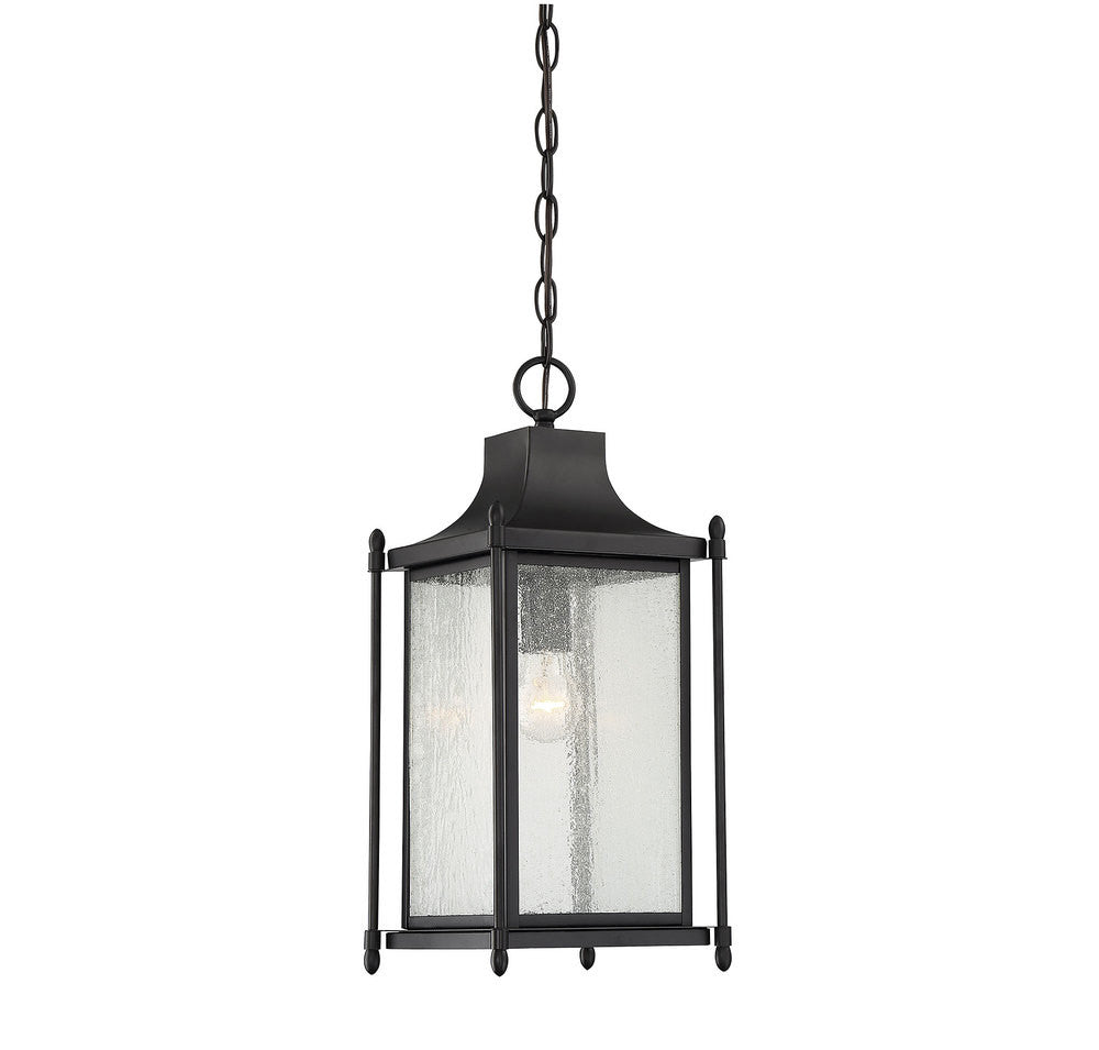 Savoy House Dunnmore Outdoor Hanging Lantern Black