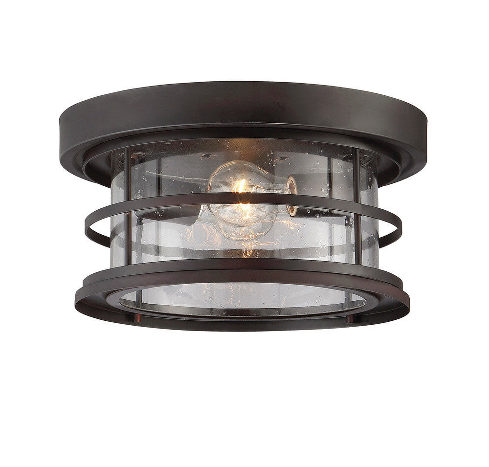 Savoy House Barrett 2-Light Outdoor Flush Mount Black