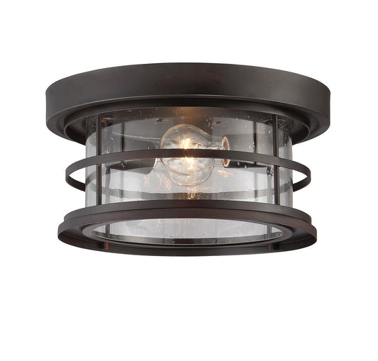 Savoy House Barrett 2-Light Outdoor Flush Mount Black