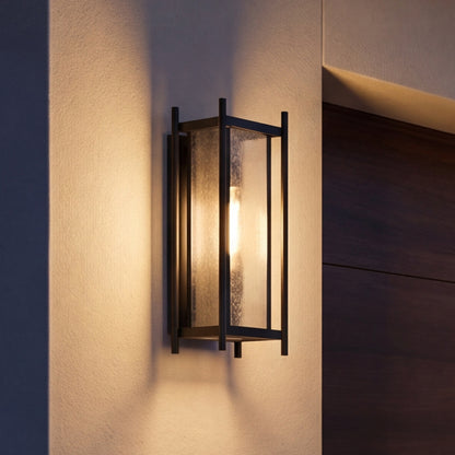 Savoy House Jacobs 1-Light Outdoor Wall Lantern - Matte Black