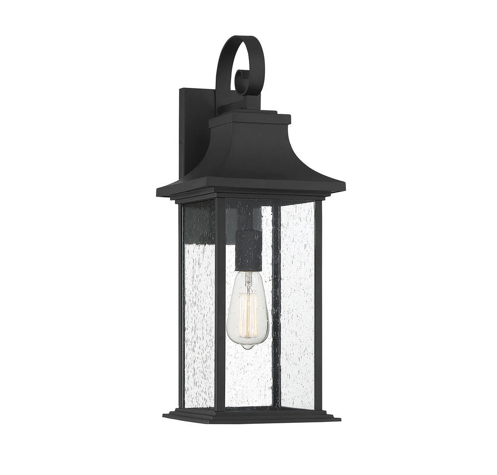 Savoy House Hancock 23-in Outdoor Wall Lantern Matte Black