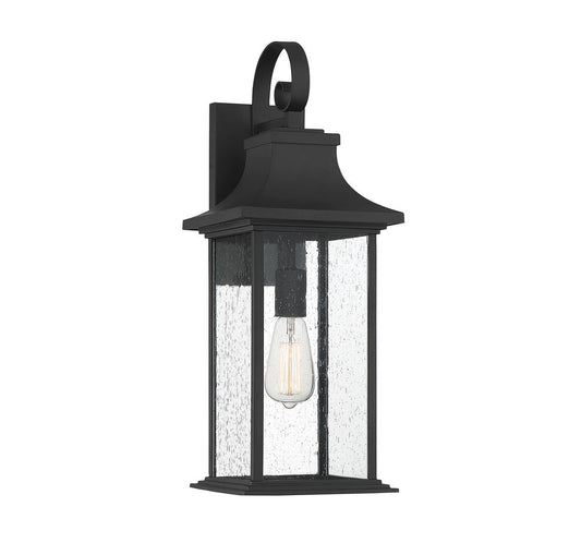 Savoy House Hancock 23-in Outdoor Wall Lantern Matte Black