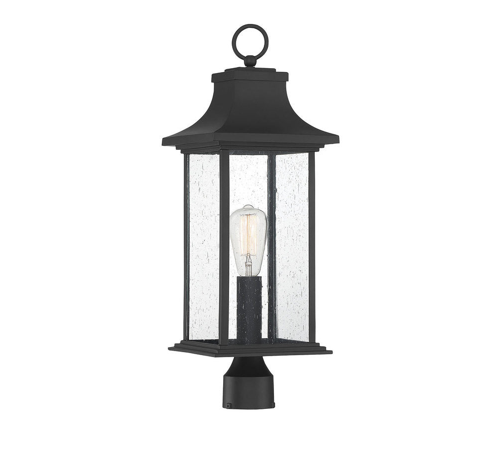Savoy House Hancock Outdoor Post Lantern Matte Black
