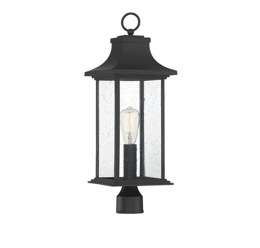 Savoy House Hancock Outdoor Post Lantern Matte Black