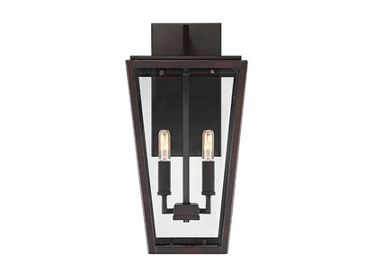 Savoy House Milton 2-Light Outdoor Wall Lantern English Bronze