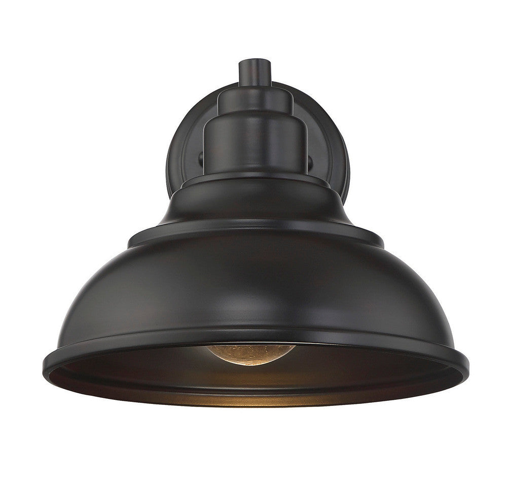 Savoy House Dunston 10-in Outdoor Wall Mount Lantern English Bronze