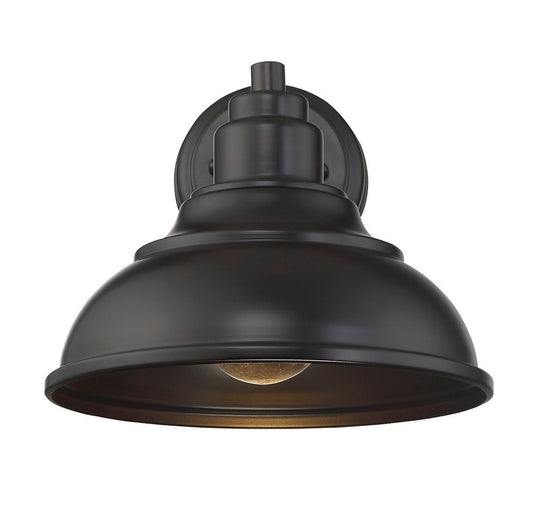 Savoy House Dunston 10-in Outdoor Wall Mount Lantern English Bronze
