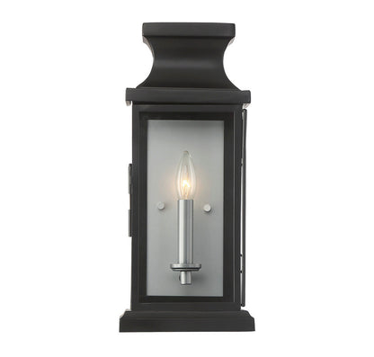 Savoy House Brooke 1-Light Outdoor Wall Lantern Black