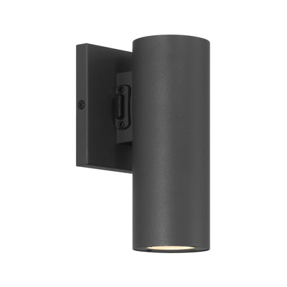 Savoy House Kelley 1-Light LED 5CCT Cylinder Exterior Light - Matte Black