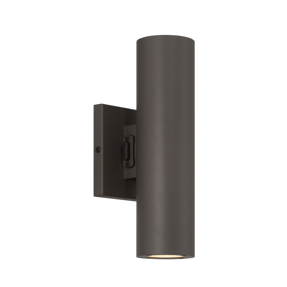 Savoy House Kelley 2-Light LED 5CCT Cylinder Exterior Light - Bronze