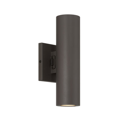 Savoy House Kelley 2-Light LED 5CCT Cylinder Exterior Light - Bronze