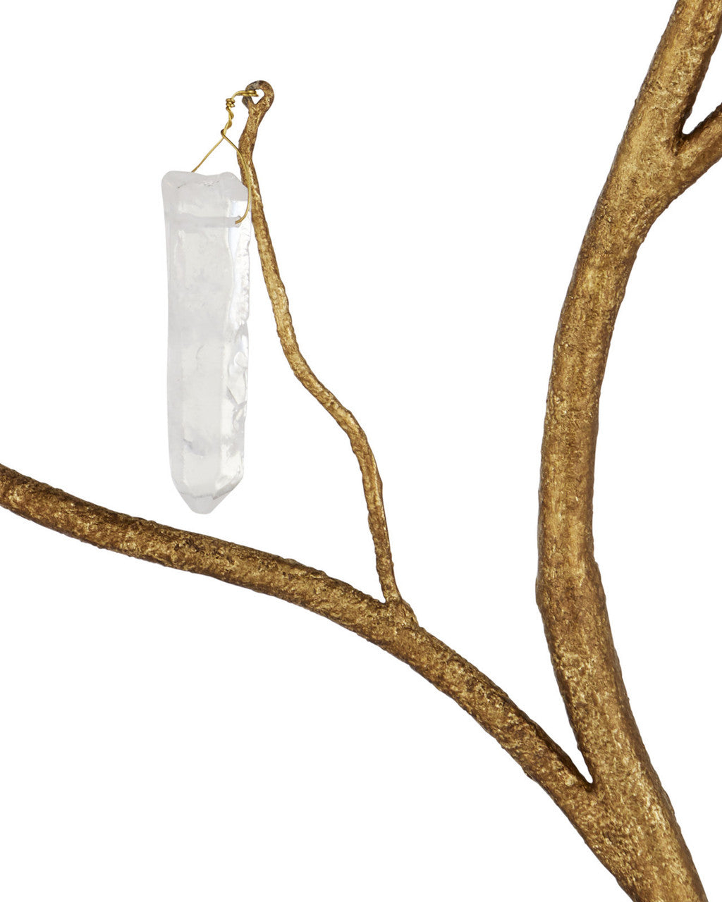 Forest Light Wall Sconce, 5-Light, Washed Lucerne Gold, Natural, 55"H, Currey and Company 5000-0014
