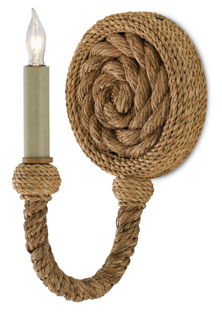 Currey and Company Wallis Wall Sconce Natural