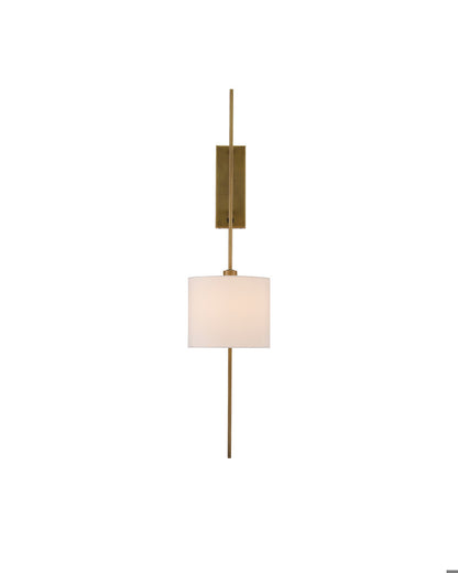 Savill Brass Wall Sconce Currey and Company 5000-0076