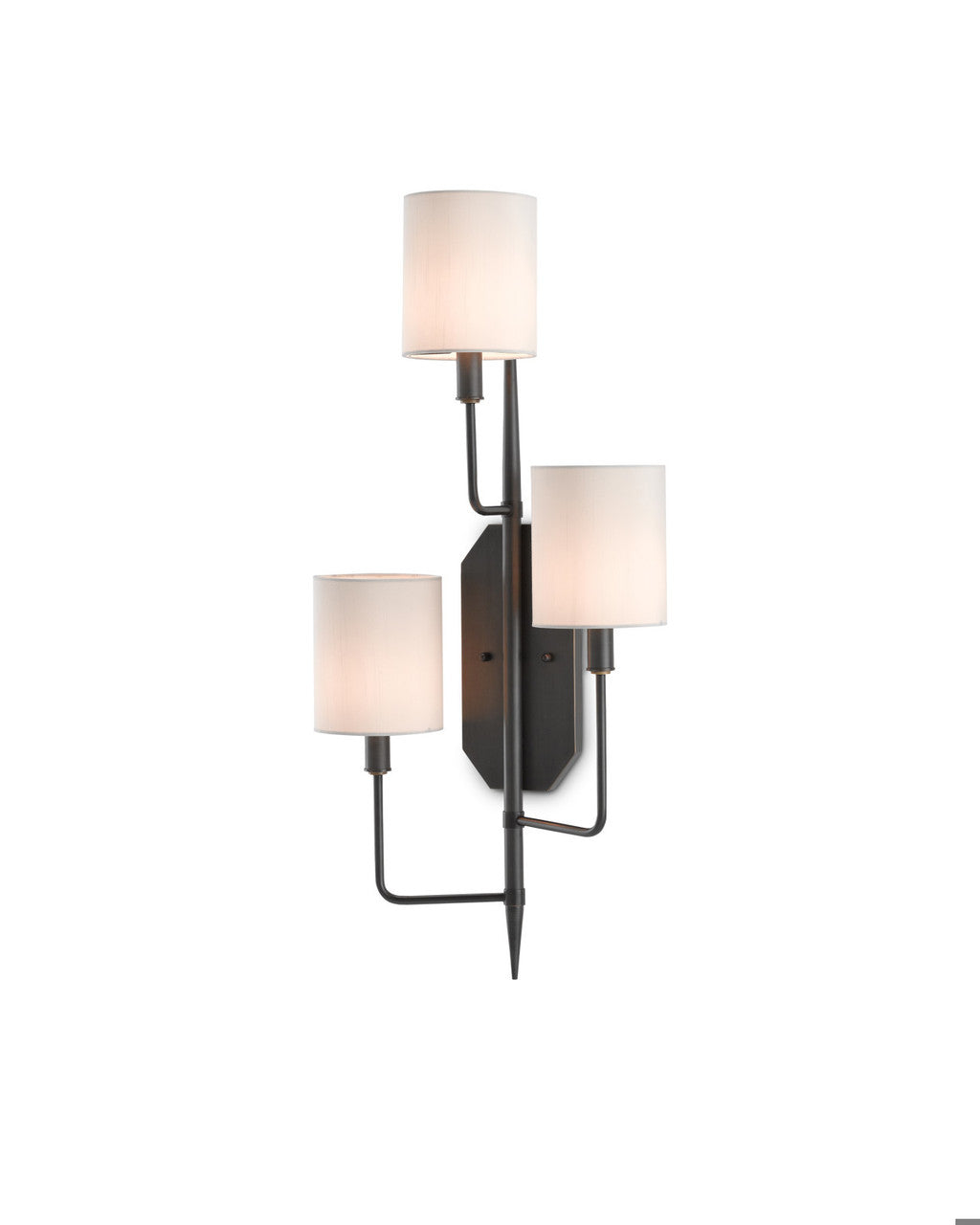 Currey and Company Knowsley Bronze Wall Sconce, Right Oil Rubbed Bronze