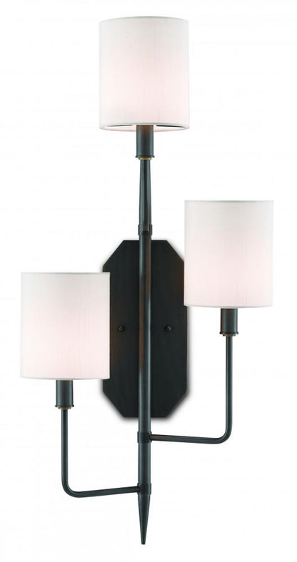Knowsley Bronze Wall Sconce, Right Currey and Company 5000-0098