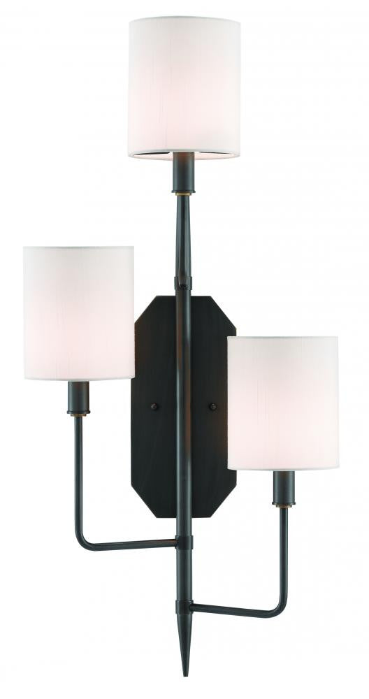 Knowsley Bronze Wall Sconce, Left Currey and Company 5000-0099