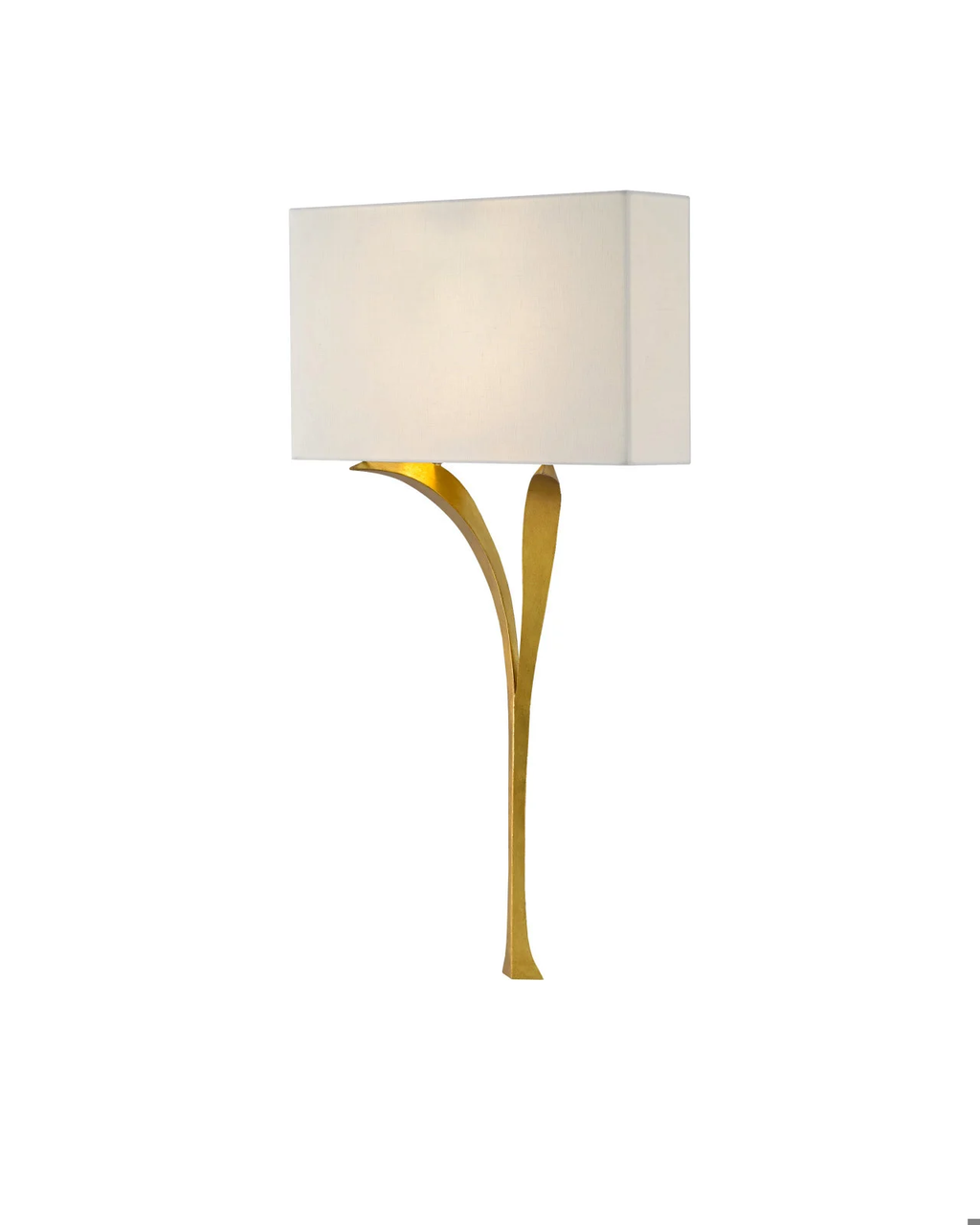 Currey and Company Choisy Gold Wall Sconce Antique Gold Leaf