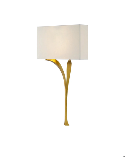 Currey and Company Choisy Gold Wall Sconce Antique Gold Leaf