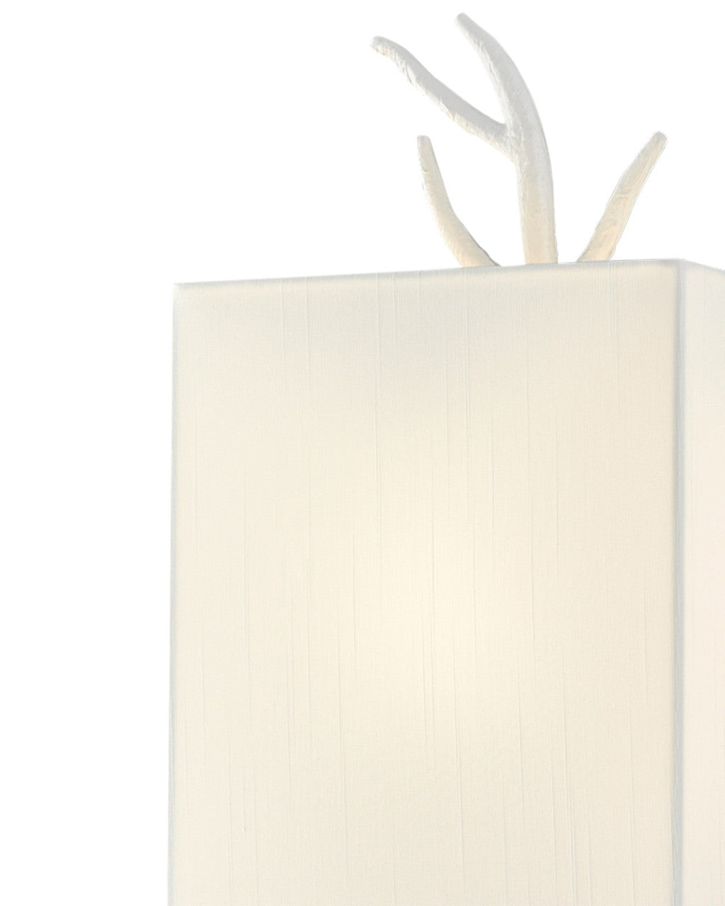Baneberry White Wall Sconce, Left Currey and Company 5000-0148