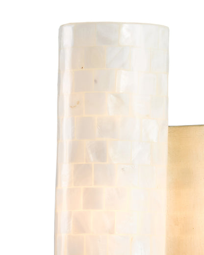 Abadan Silver Wall Sconce Currey and Company 5000-0158