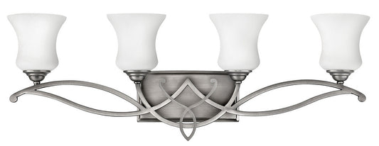 Hinkley Brooke Bath Vanity Light Nickel, Antique Nickel