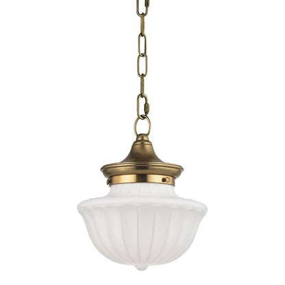 Hudson Valley Dutchess Pendant Aged Brass