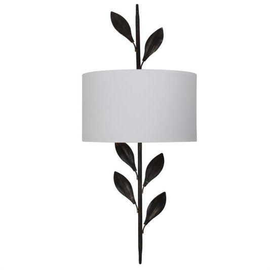 Crystorama Broche 2 Light Wall Sconce English Bronze