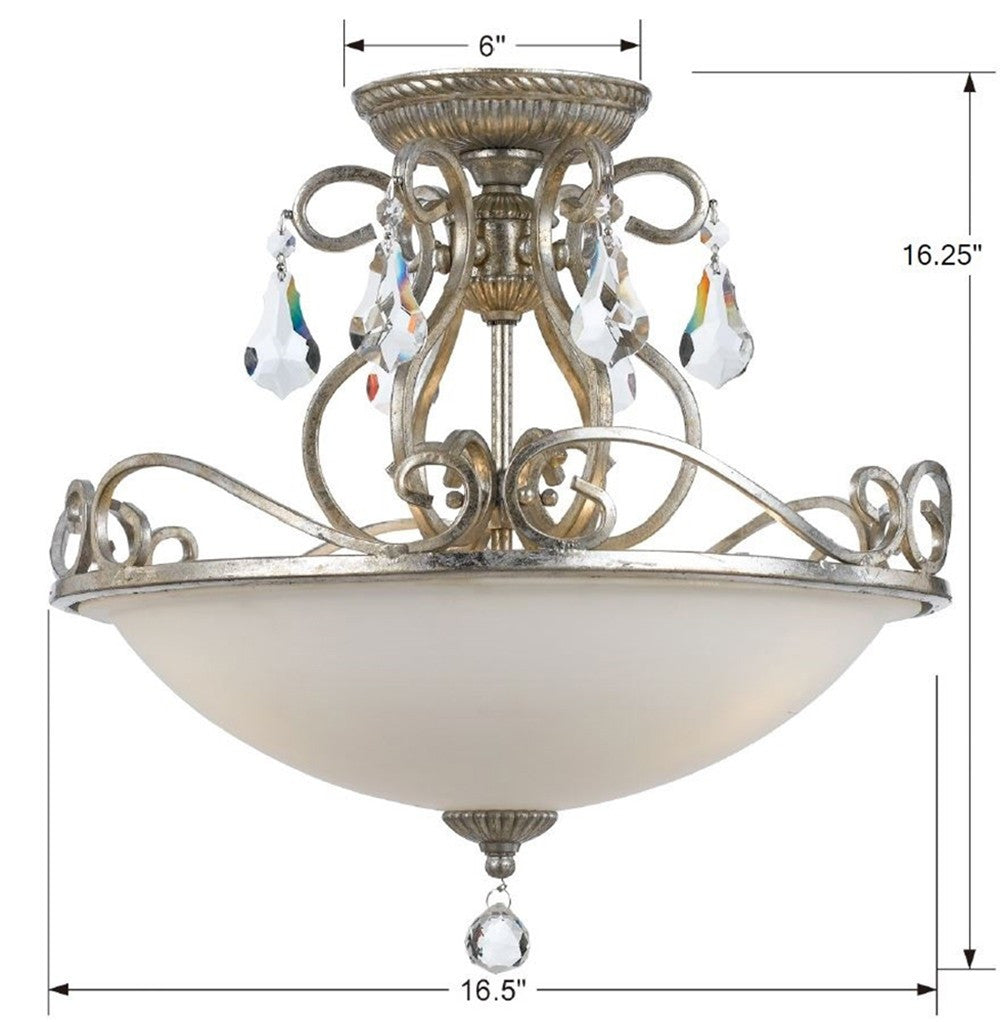 Semi-Flush Mts.-Crystorama-5010