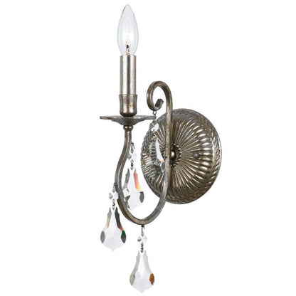 Crystorama Ashton Wall Sconce Olde Silver