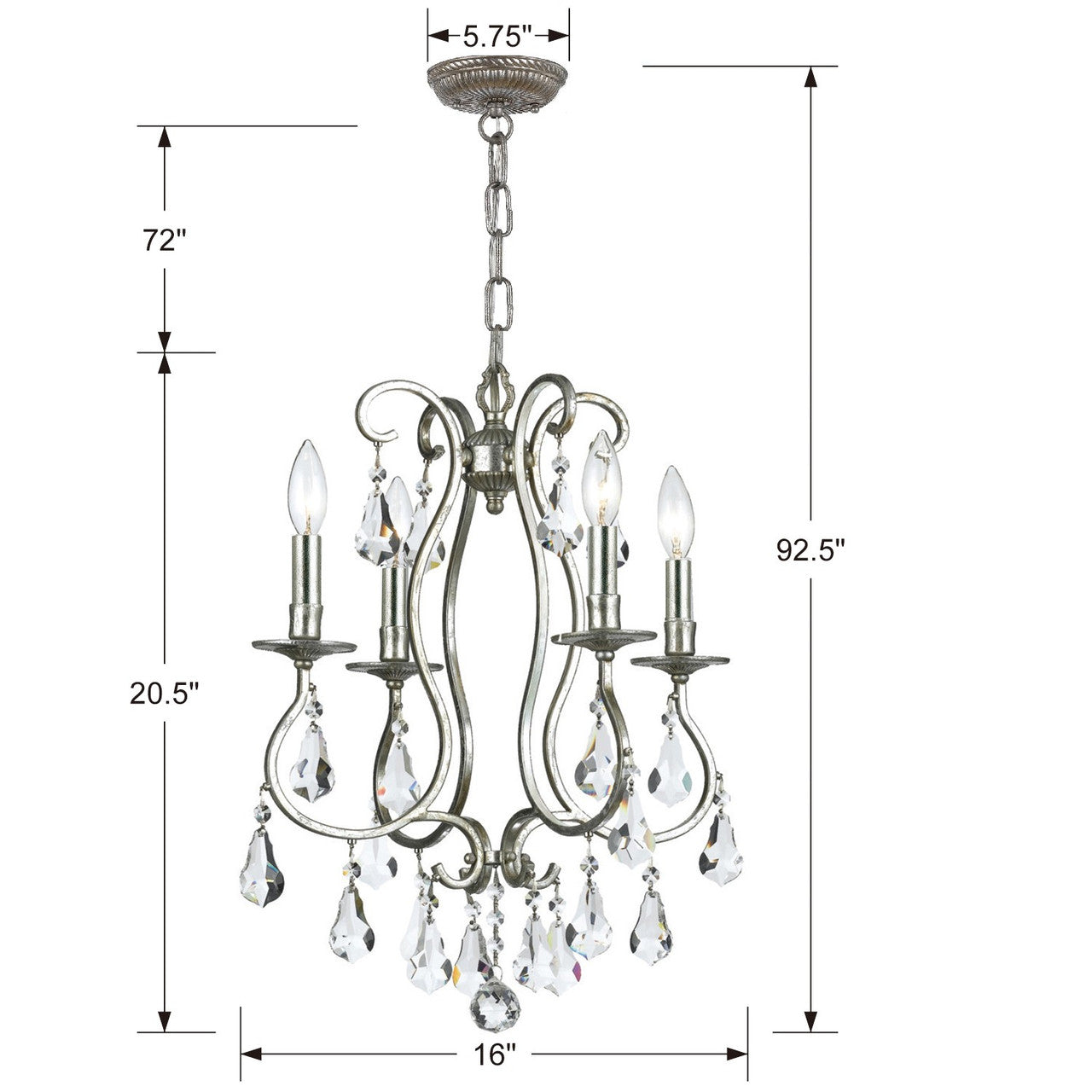 Mini Chandeliers-Crystorama-5014