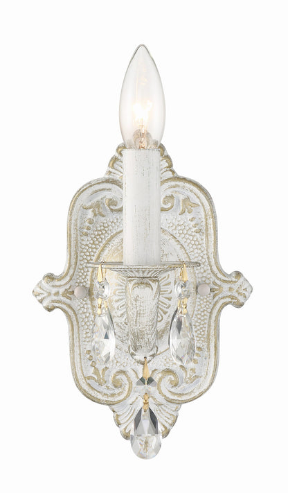 Crystorama Paris Market 1 Light Wall Sconce