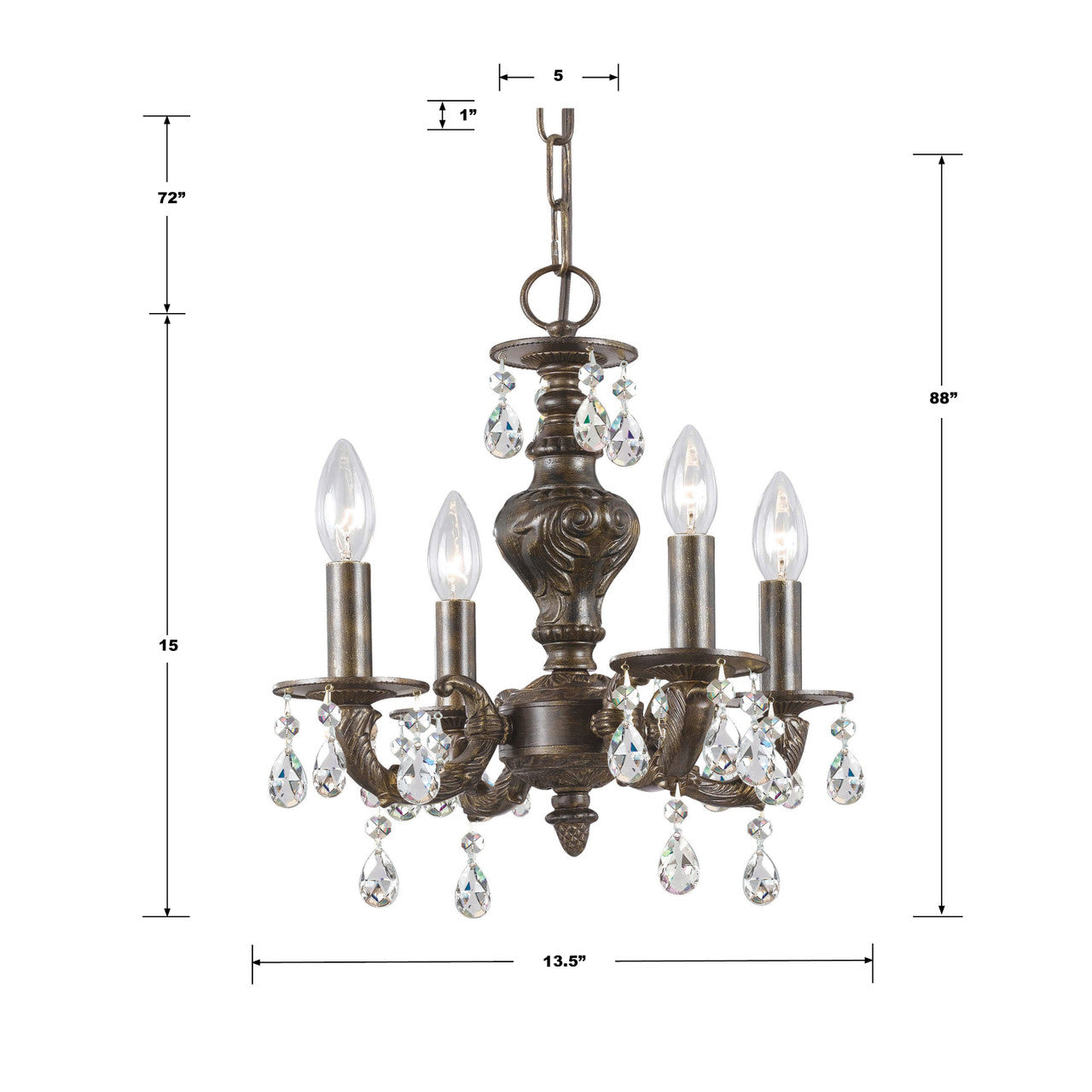 Mini Chandeliers-Crystorama-5024