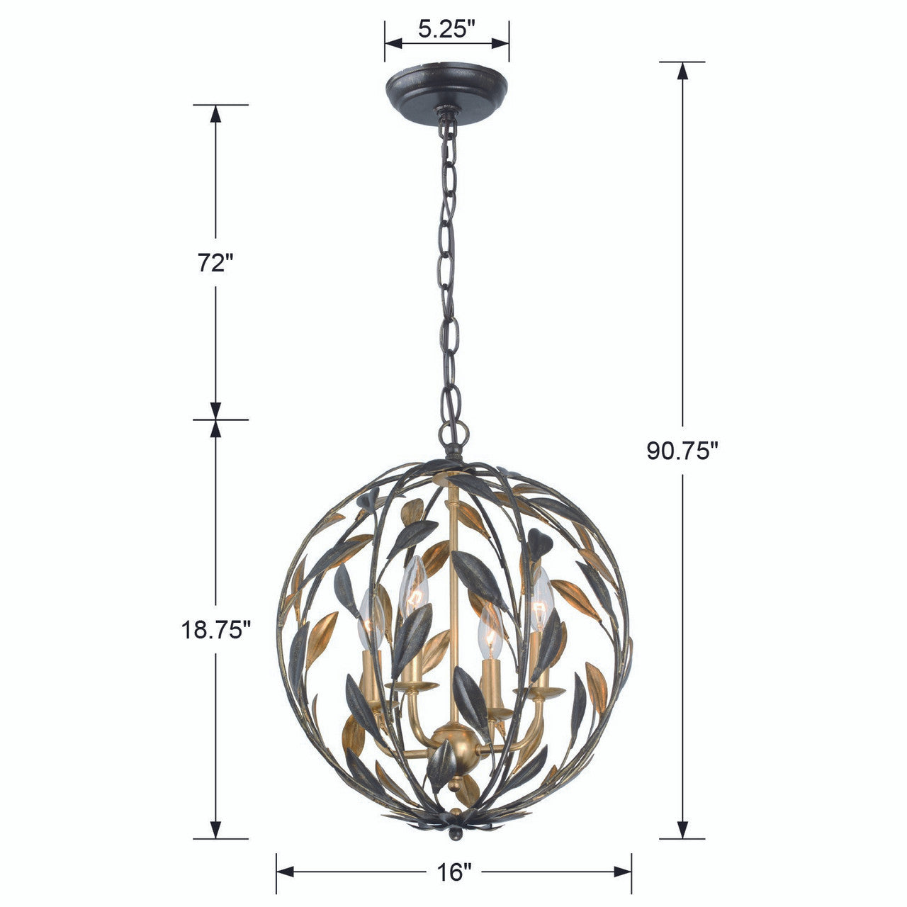 Mini Chandeliers-Crystorama-504