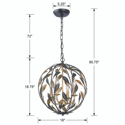 Mini Chandeliers-Crystorama-504