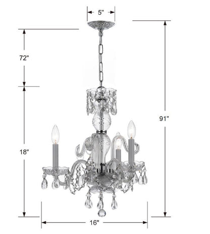 Mini Chandeliers-Crystorama-5044