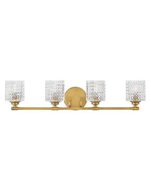 Hinkley Elle Bath Vanity Light Chrome, Steel