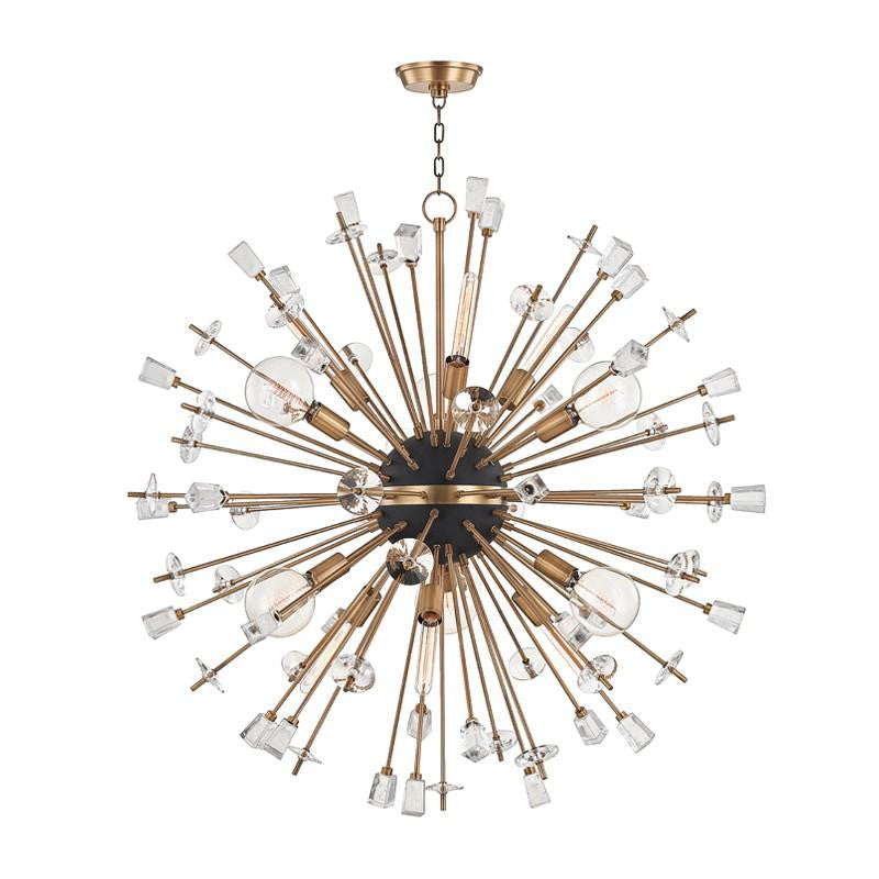 Hudson Valley Liberty Chandelier Aged Brass