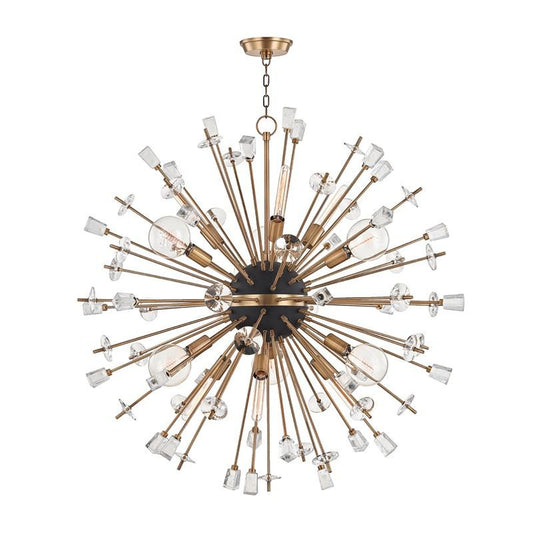 Hudson Valley Liberty Chandelier Aged Brass