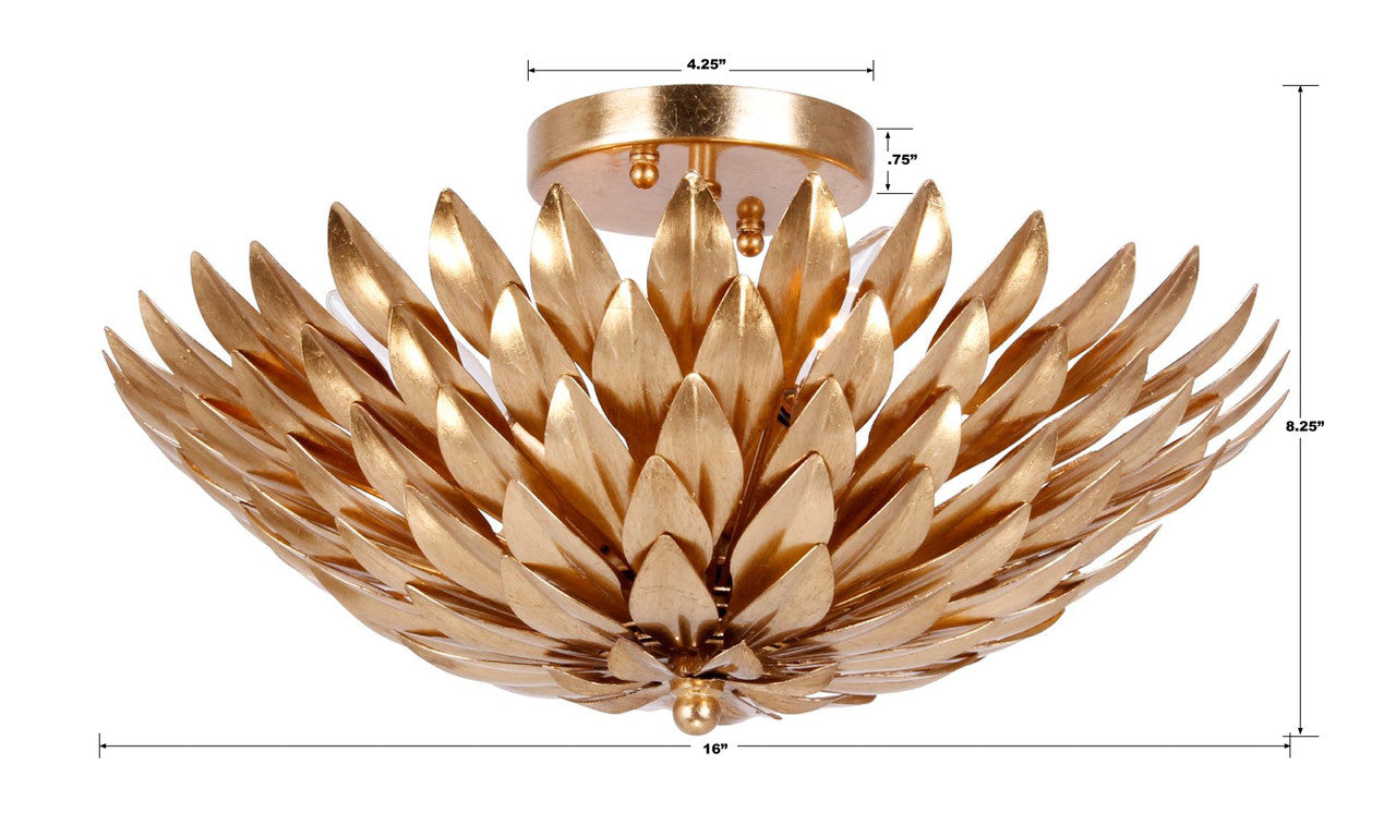 Semi-Flush Mts.-Crystorama-505